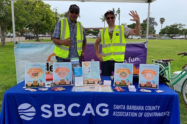 SBCAG Carpinteria Cycle Maynia Information table