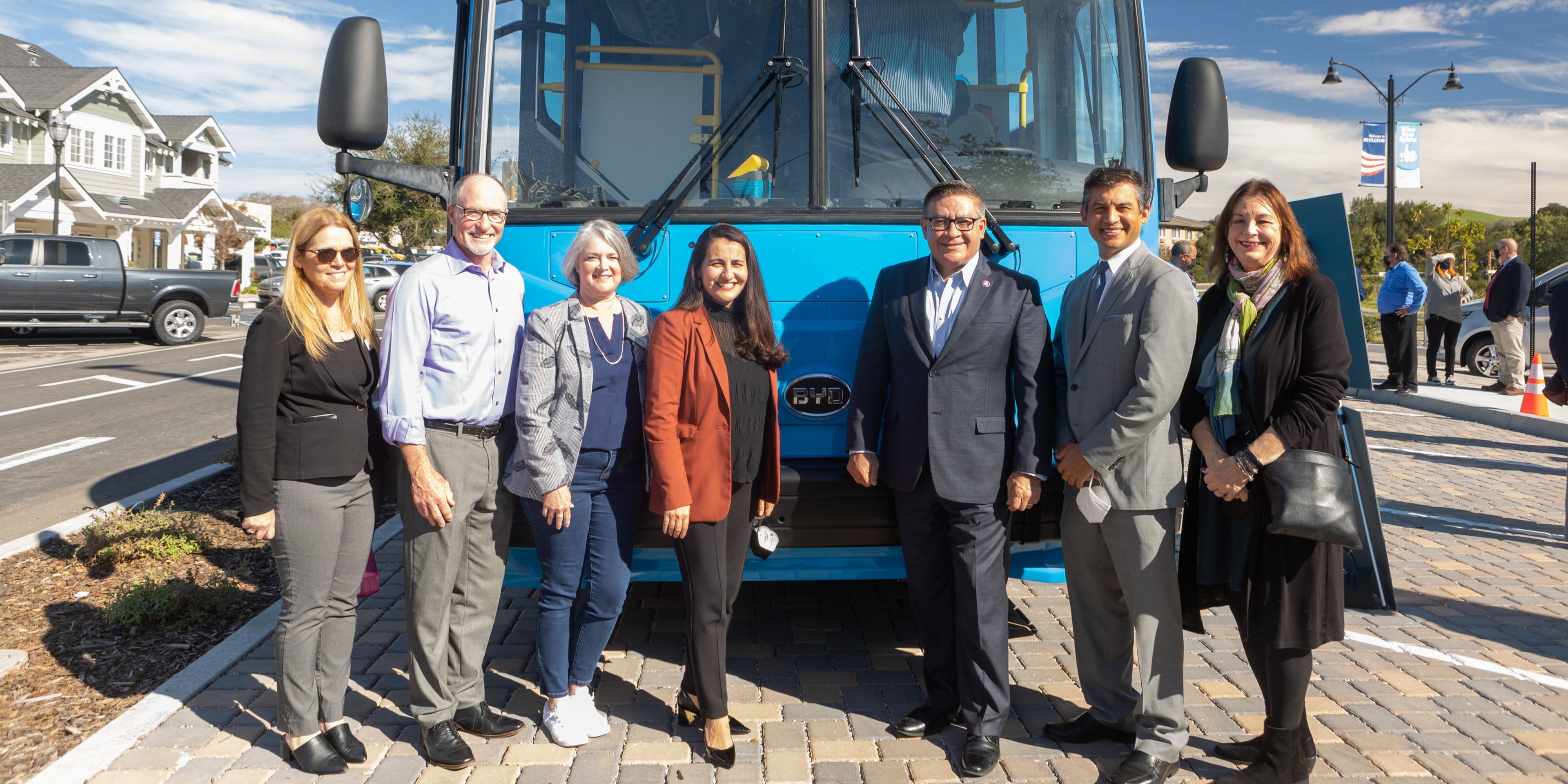 Clean Air Express electric bus debut