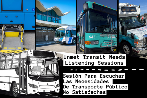 Public Asked to Give Input on Unmet Transit Needs